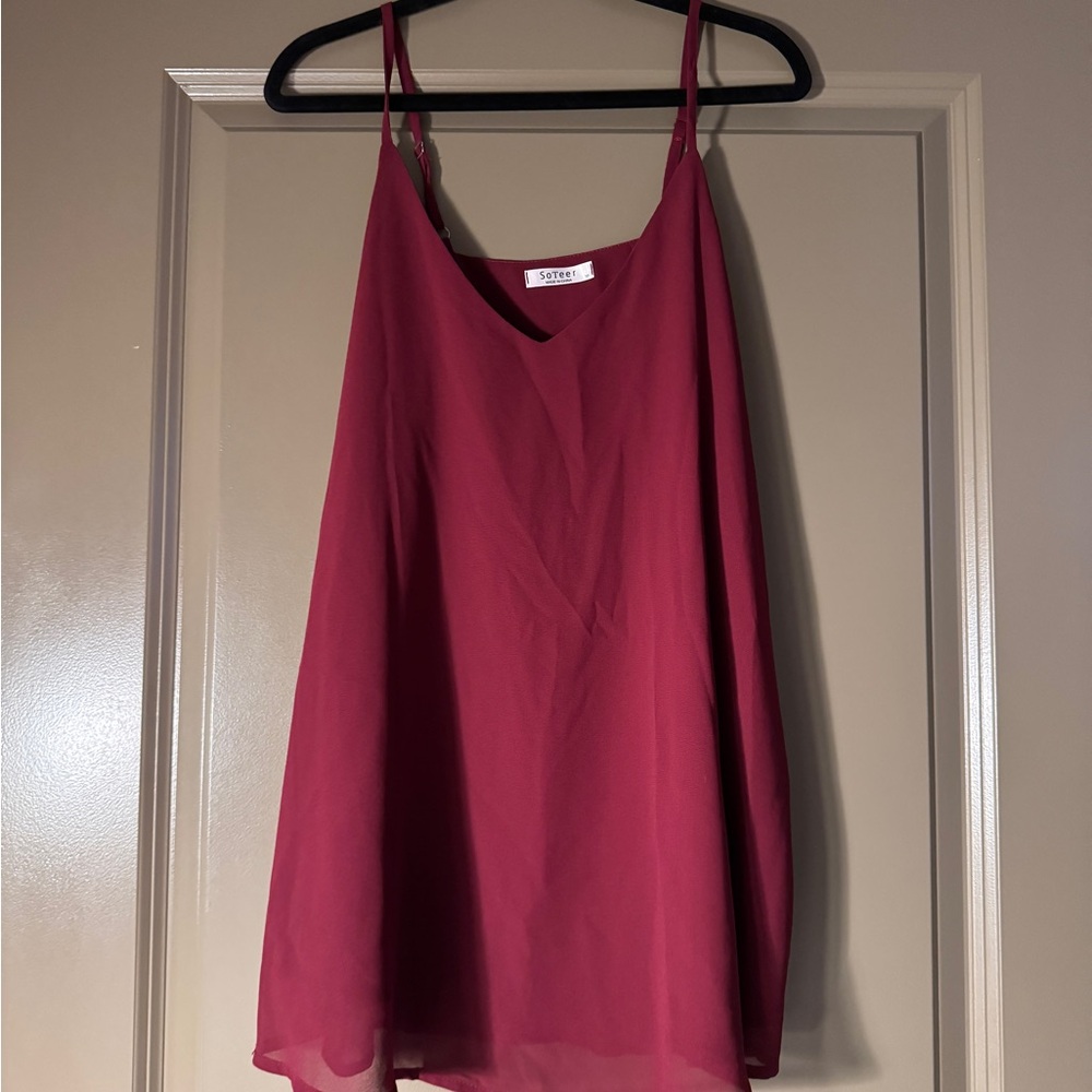 Forever 21 Rich Red Camisole Top